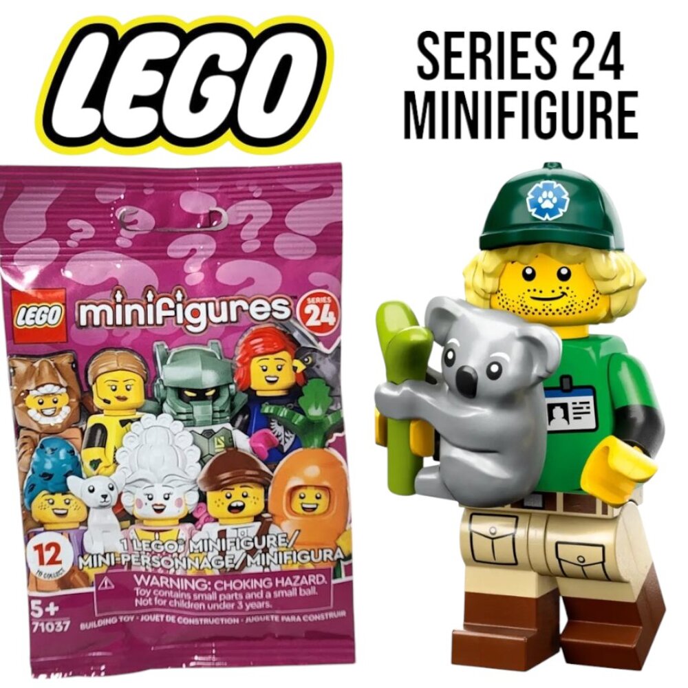 NEW - SEALED Lego Series 24 Minifigure 71037 Collectible Conservationist Koala Z